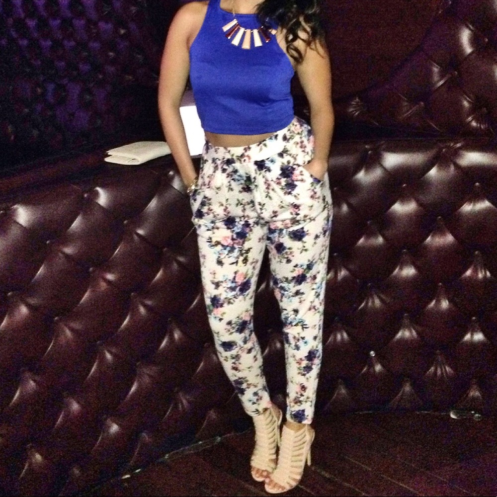 Floral Print Pants